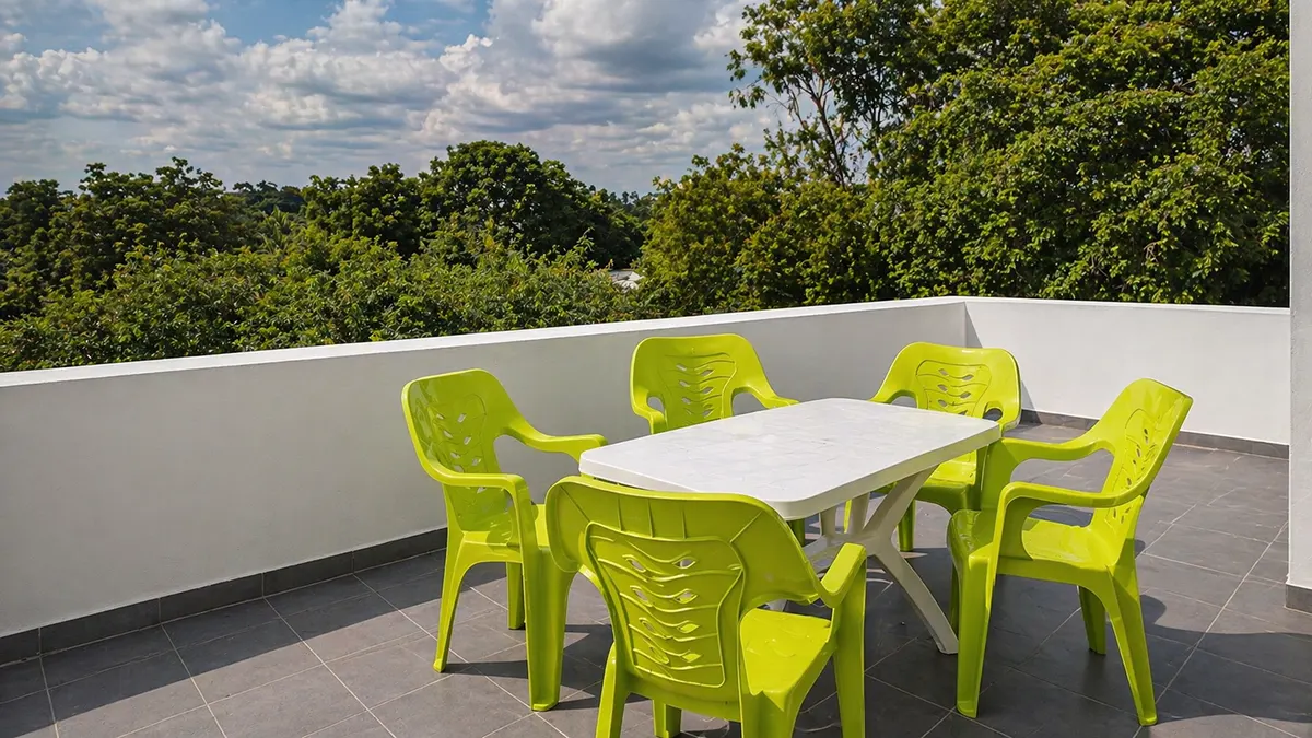 Apartment private terrace with nature view at Surya Villa