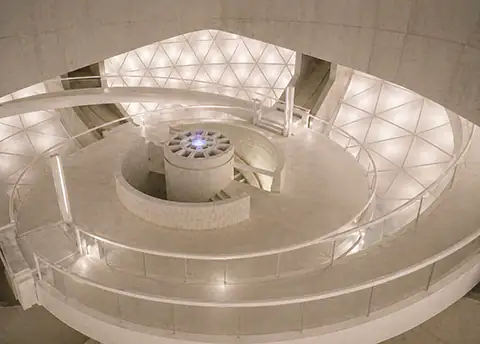 Inner chamber Matrimandir in Auroville