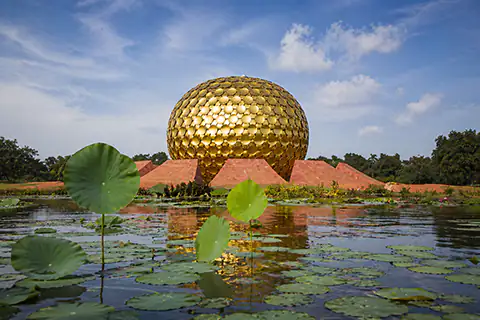 Matrimandir Viewing Point in Auroville