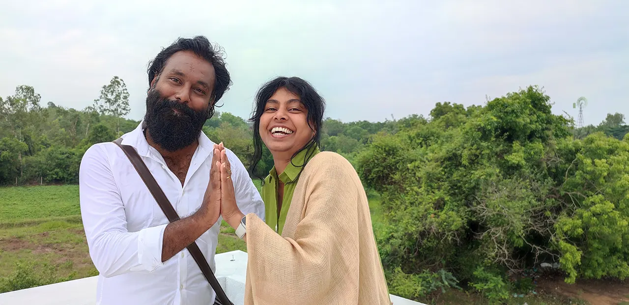 Your hosts in Tamil Nadu Diana and Reno - Owners of premium guest house in Tamil Nadu